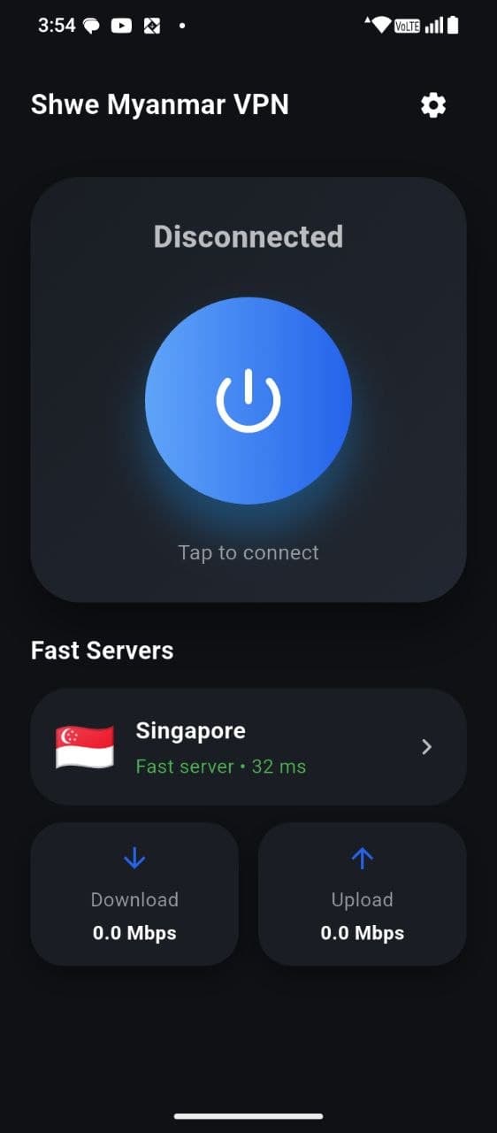 Shwe Myanmar VPN App Preview